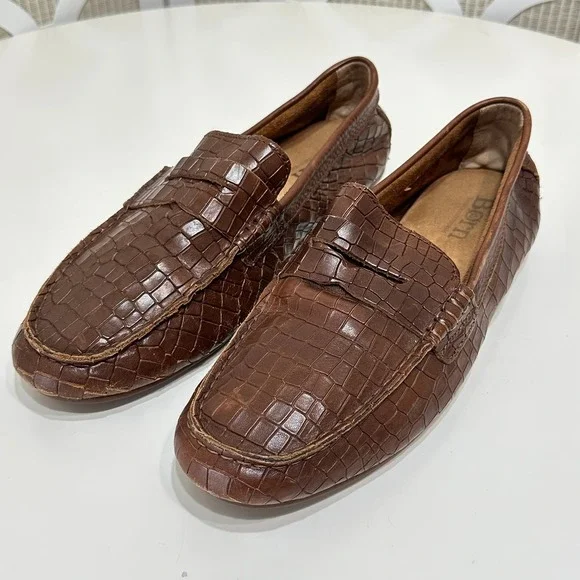 Born | Shoes | Born Andes Leather Loafers Crocodile Embossed  display picture 2